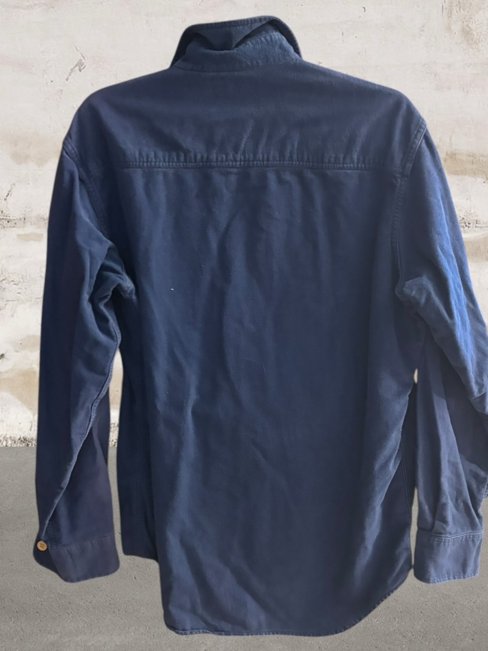 Terramar Men's Navy Casual Button-Down Shirt Size 10 - Picture 3 of 5